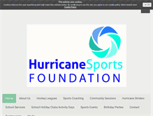 Tablet Screenshot of hurricanesports.co.uk